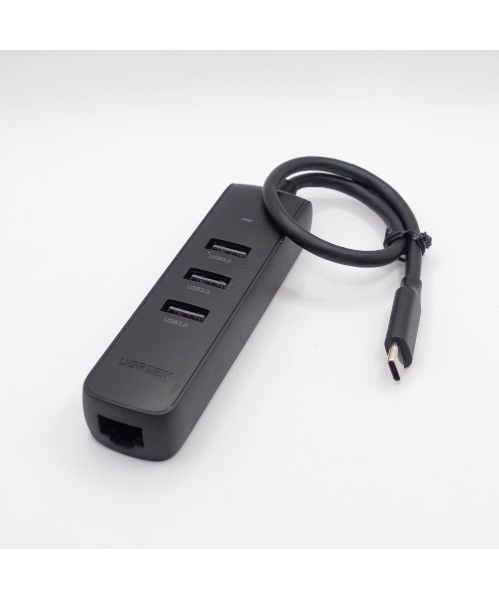 Adaptador HUB de USB-C a USB 3.0 y RJ45 10/100M UGREEN