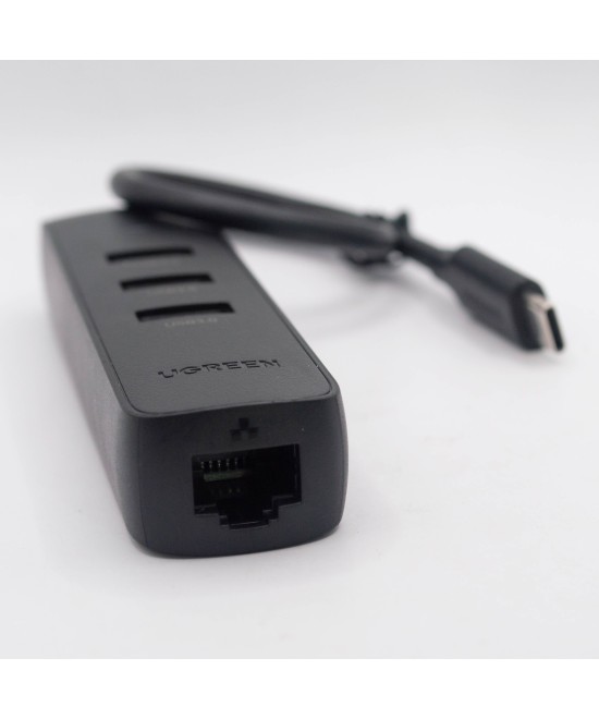 Adaptador HUB de USB-C a USB 3.0 y RJ45 10/100M UGREEN