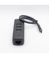 Adaptador HUB de USB-C a USB 3.0 y RJ45 10/100M UGREEN