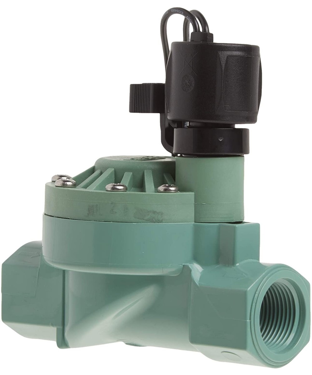 Valvula Electromagnetica Solenoide para Control de Flujo 3/4" PVC 12-24VDC NC