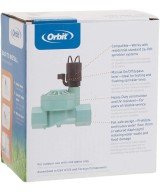 Valvula Electromagnetica Solenoide para Control de Flujo 3/4" PVC 12-24VDC NC