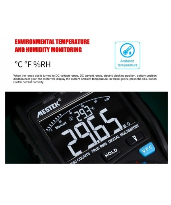 Multimetro Digital Mestek DM100