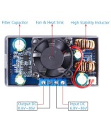 Regulador de voltaje y corriente con pantalla XY-S3580 0.6-36V 5A 80W