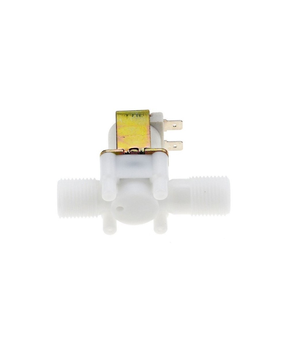 Válvula Electromagnética Solenoide de Plástico 1/2" 12V NC / NO