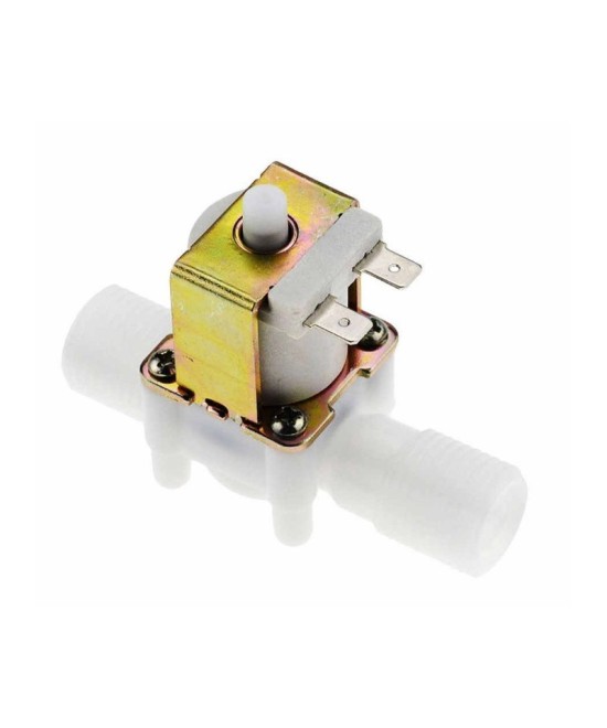 Válvula Electromagnética Solenoide de Plástico 1/2" 12V NC / NO