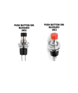 Interruptor Push Button Sin Bloqueo (NC ó NO)