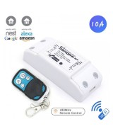 Relé de un canal RF 433Mhz y WIFI Sonoff