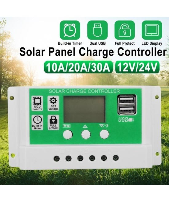 Controladores de Carga Solar 10A/20A/30A/60A 250w
