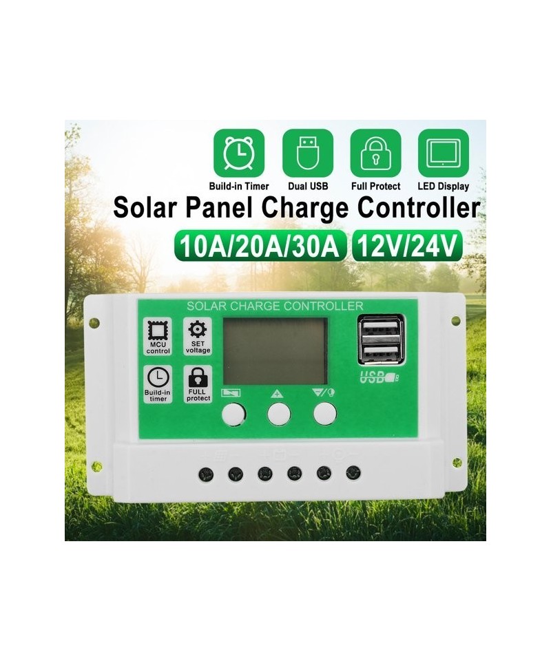 Controladores de Carga Solar 10A/20A/30A/60A 250w