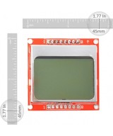 Pantalla LCD Nokia 5110 Compatible con Arduino