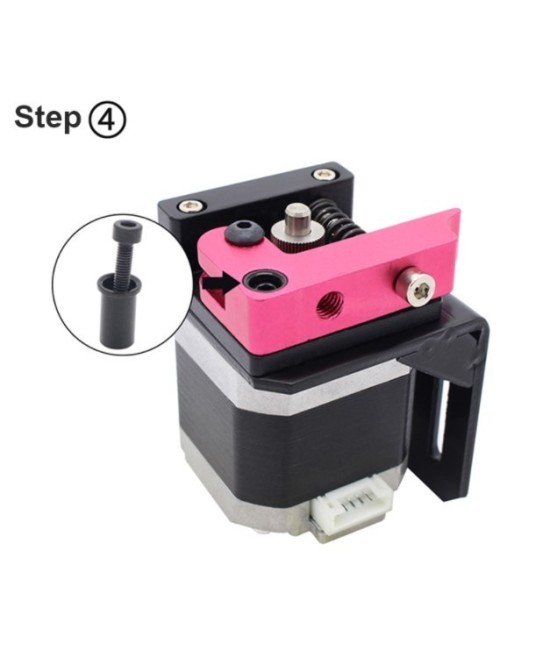 Cabezal alimentador de filamento impresora 3D izquierdo