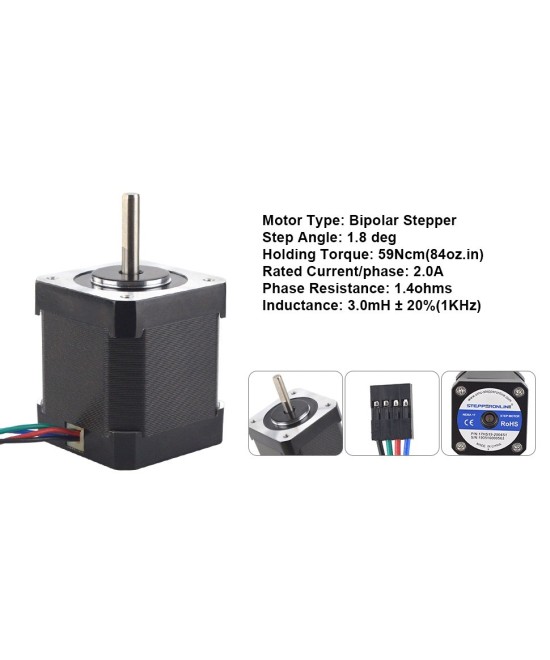 Motor de Paso a Paso Nema 17
