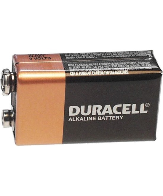 Bateria 9V Alkalina Duracell No Recargable