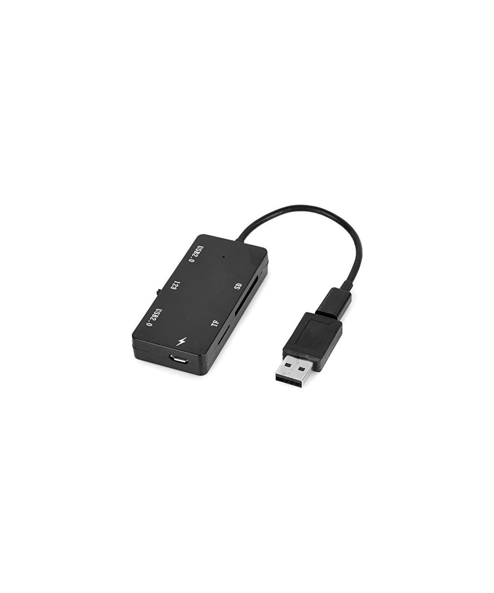 Lector de Tarjetas TF/SD y HUB USB 2.0 OTG Micro USB