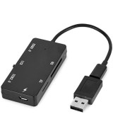 Lector de Tarjetas TF/SD y HUB USB 2.0 OTG Micro USB