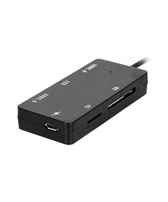 Lector de Tarjetas TF/SD y HUB USB 2.0 OTG Micro USB