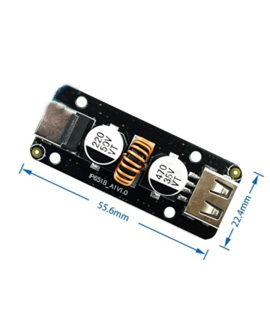 Modulo de Carga Rapida de Protocolo IP6518 BC1.2PD QC3.0 USB-A/USB-C