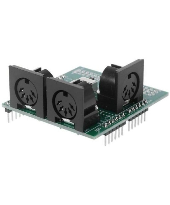 Modulo Shield de Interfaz Digital MIDI Compatible con Arduino