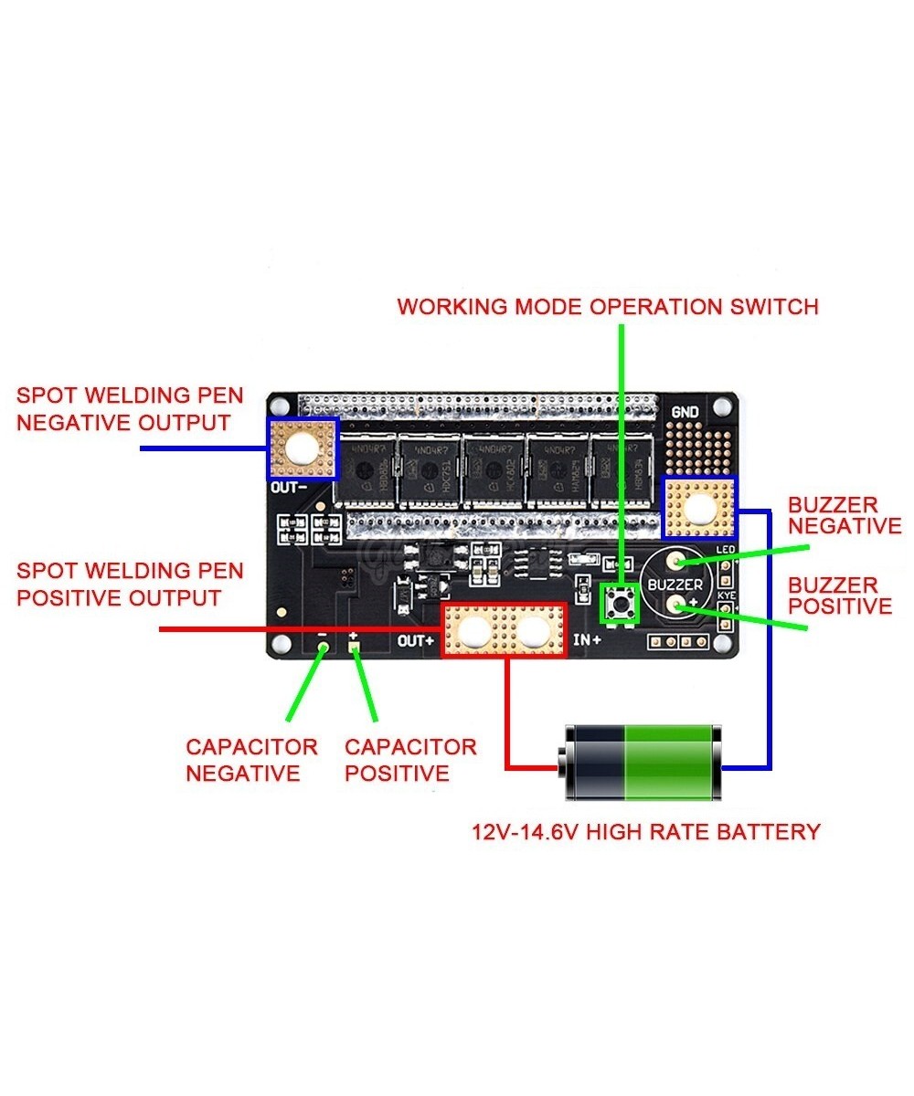 Mini Soldador por Puntos para Baterias 18650 Hazlo Tu Mismo (DIY)