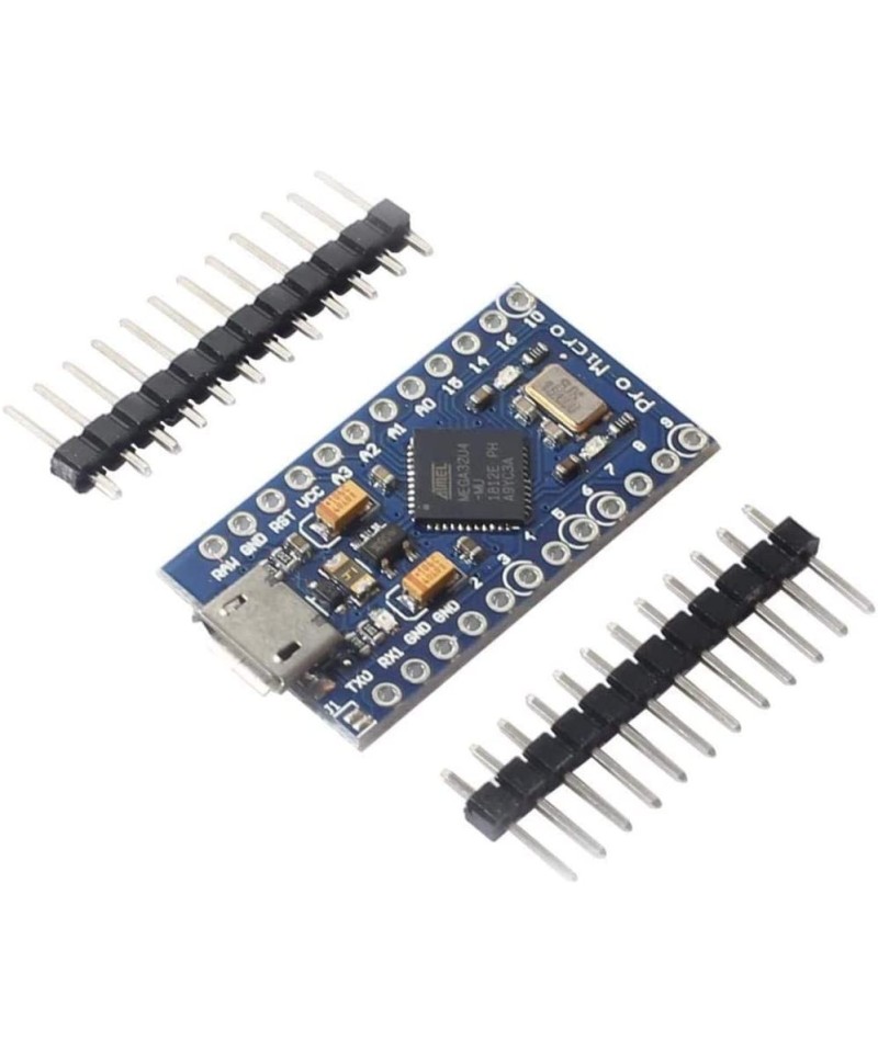 Tarjeta de Desarrollo Pro micro ATmega32U4 3.3V / 5V 16MHz compatible con Arduino