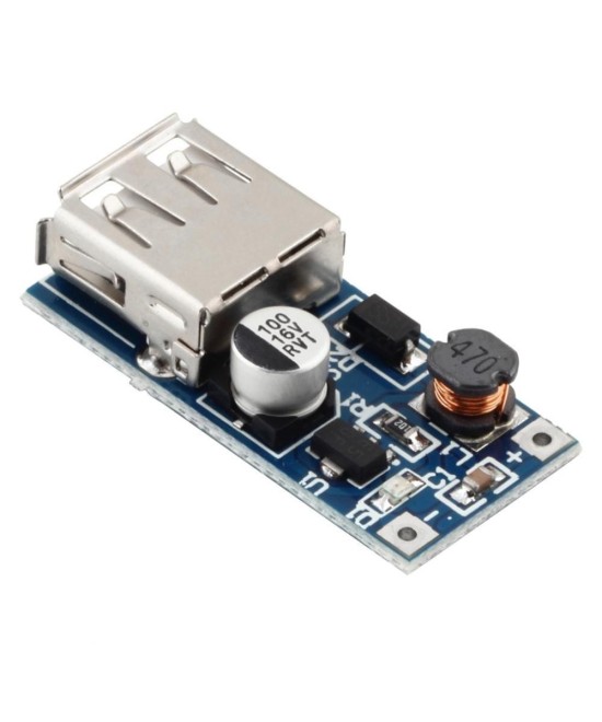 Regulador / Estabilizador Ascendente de voltaje 0.9-5V a 5V 600mah USB
