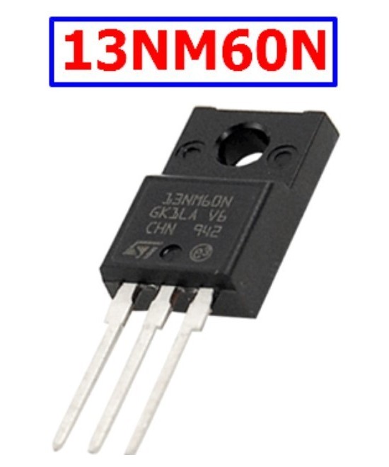 Transistor MOSFET Canal N 13NM60N 600V 13A