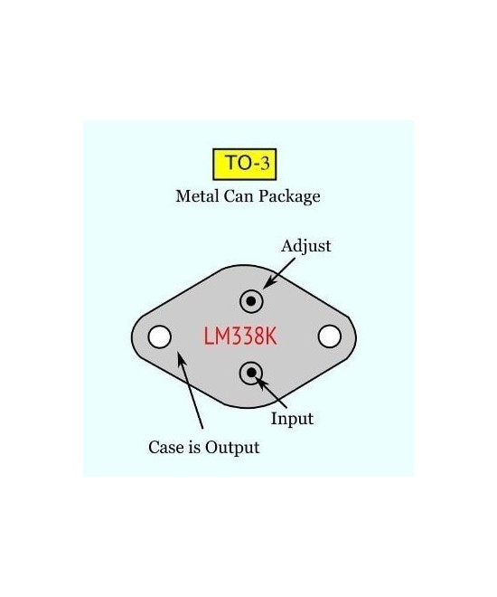 Regulador de voltaje LM338T / NOPB (TO-220) LM338K