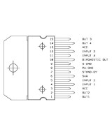 Amplificador de Audio CD7379CZ 2 x 38W (ZIP-15)