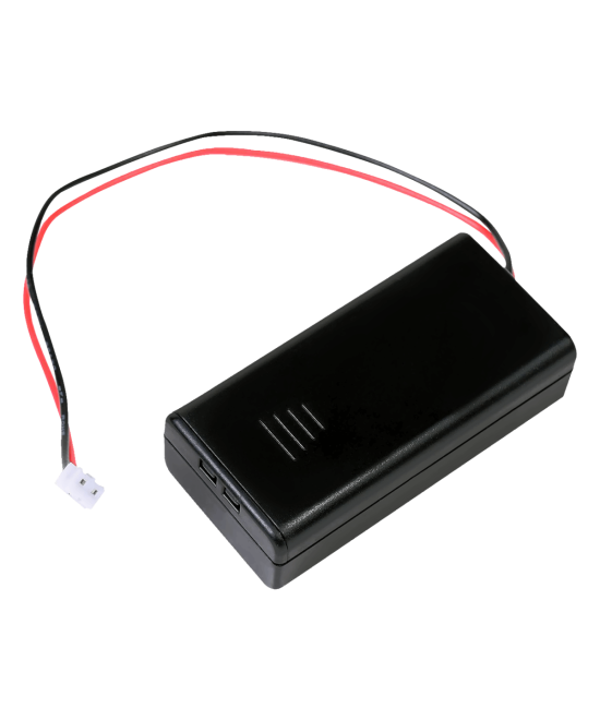 Contenedor de 2 Baterias AAA conector JST con Baterias GP R03 AAA 1.5V