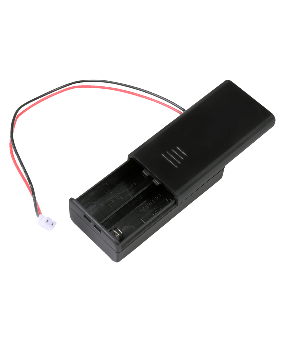 Contenedor de 2 Baterias AAA conector JST con Baterias GP R03 AAA 1.5V