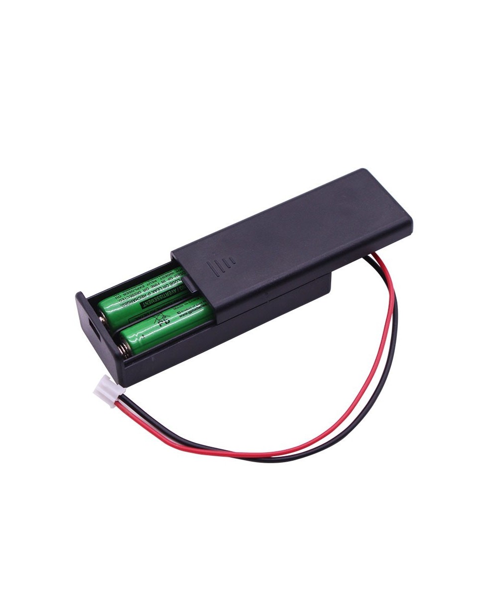 Contenedor de 2 Baterias AAA conector JST con Baterias GP R03 AAA 1.5V
