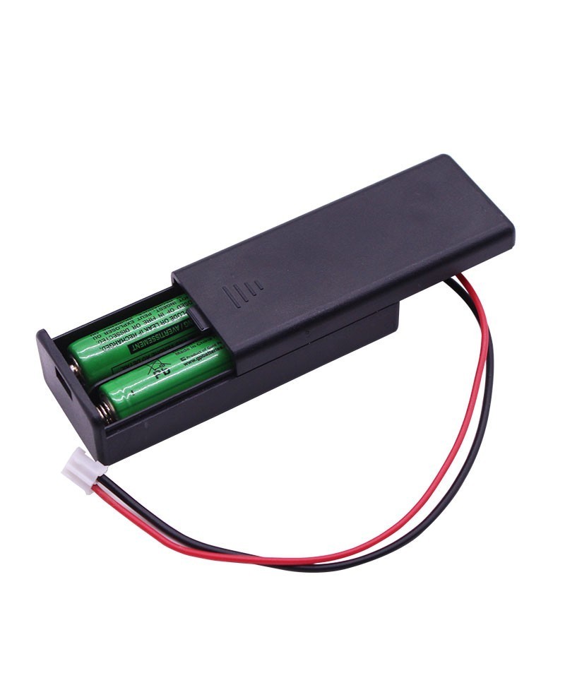 Contenedor de 2 Baterias AAA conector JST con Baterias GP R03 AAA 1.5V