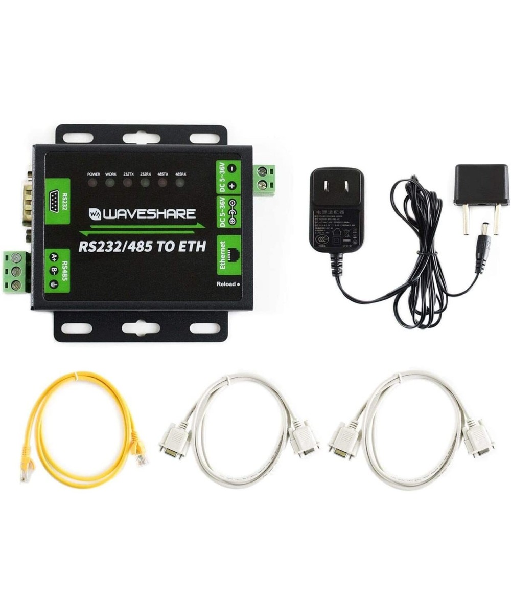 Convertidor de RS232/RS485 a Ethernet