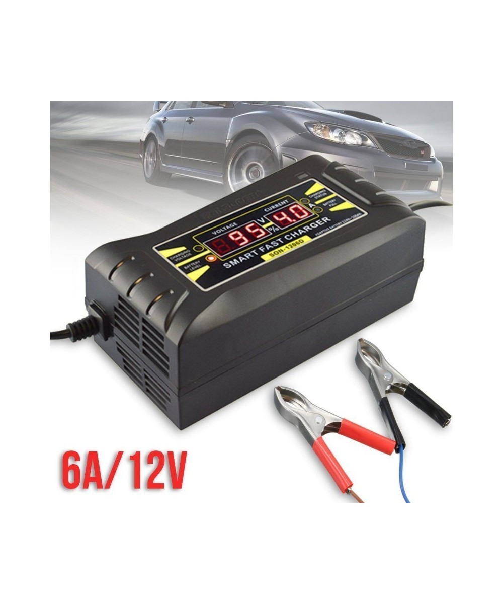 Cargador de Baterias de Acido 12V 6A/10A