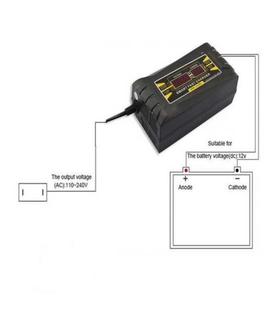 Cargador de Baterias de Acido 12V 6A/10A