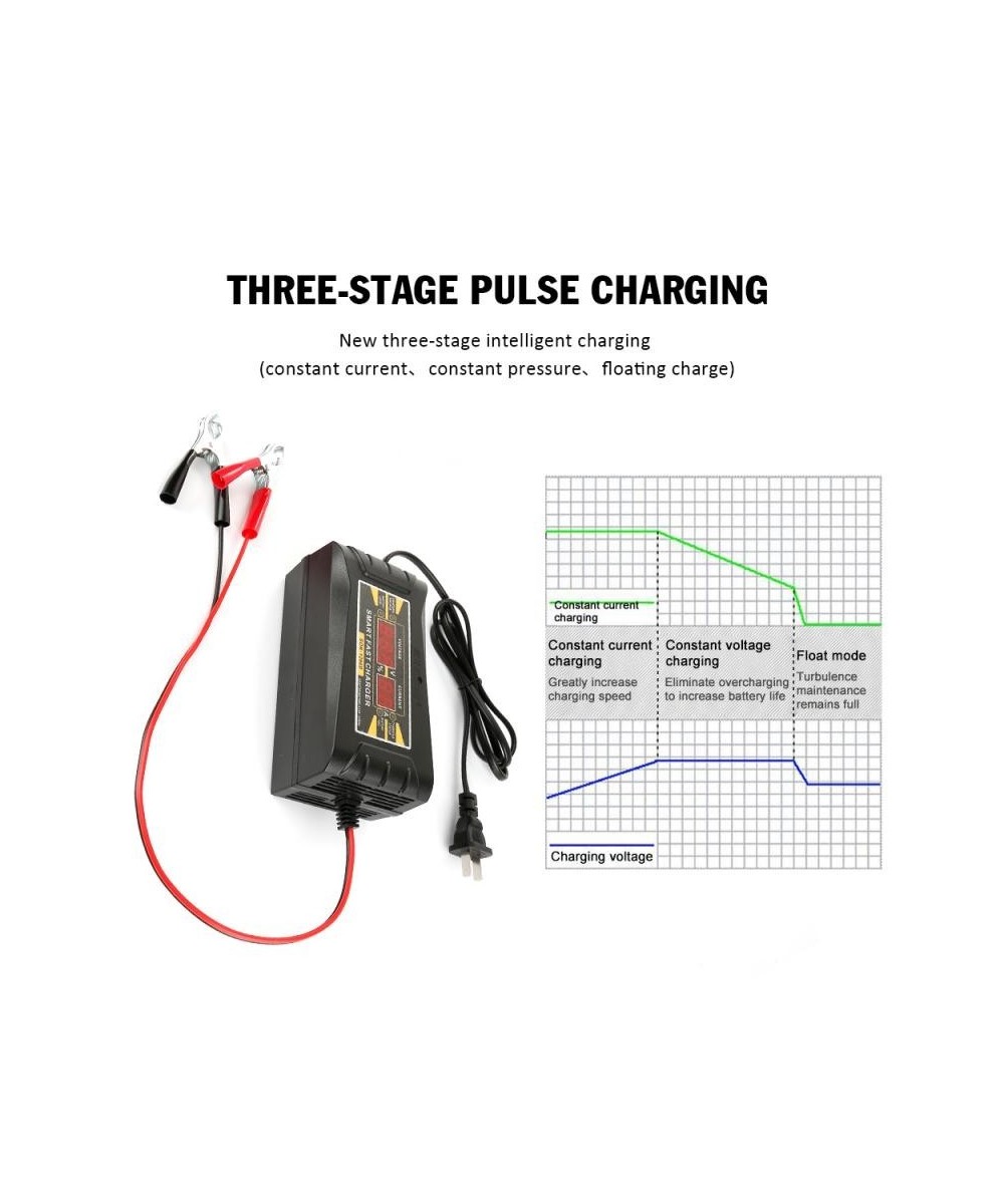 Cargador de Baterias de Acido 12V 6A/10A