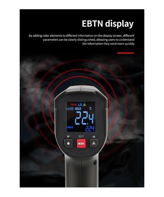 Pistola termica infrarrojo, Termometro Infrarrojo UNI-T UT306C PRO