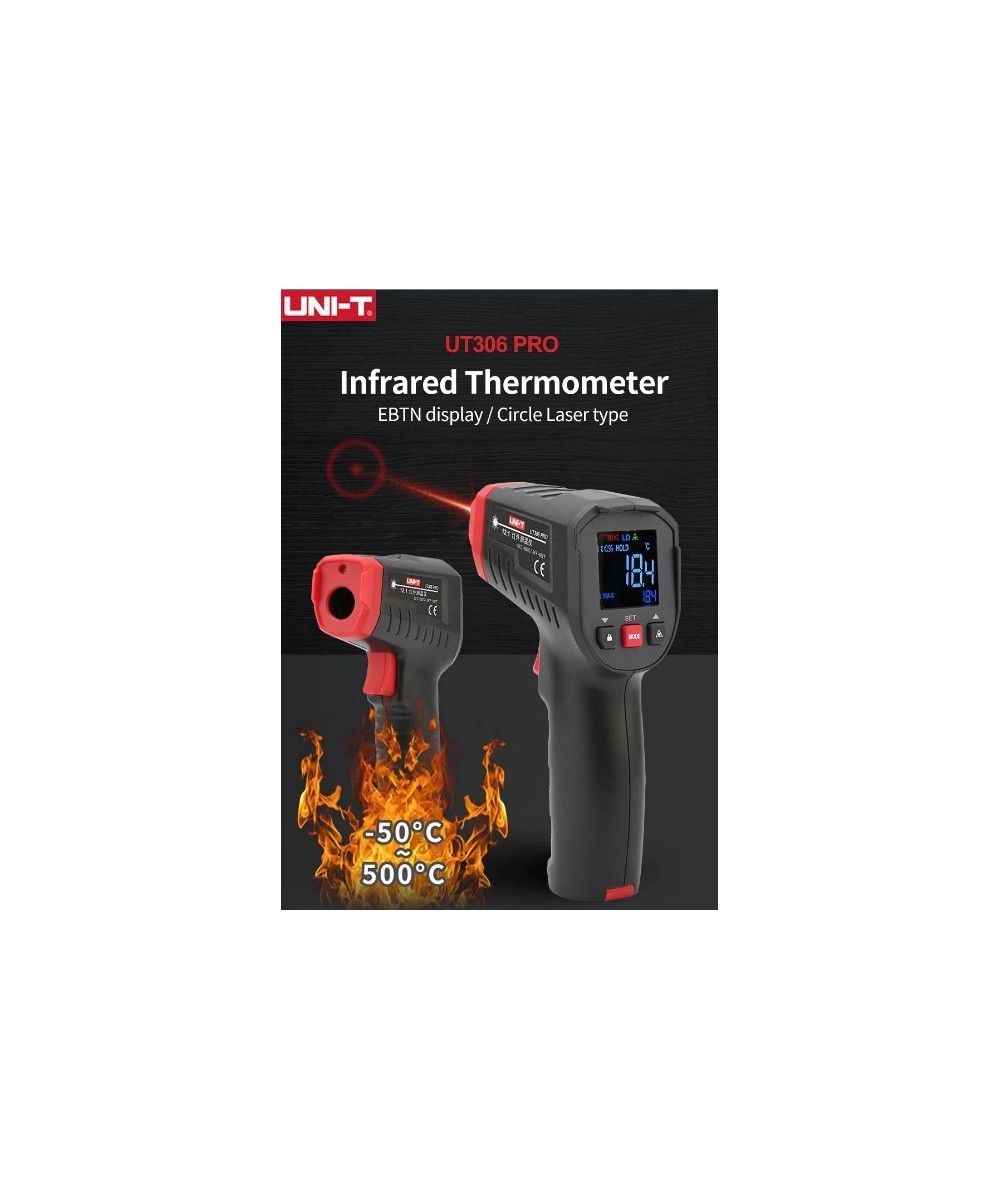 Pistola termica infrarrojo, Termometro Infrarrojo UNI-T UT306C PRO