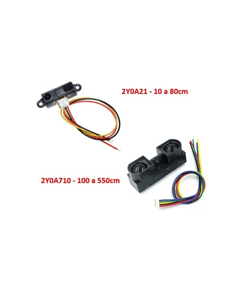 Sensor de distancia infrarrojo con cable GP2Y0A21YK0F 2Y0A21 / 2Y0A710