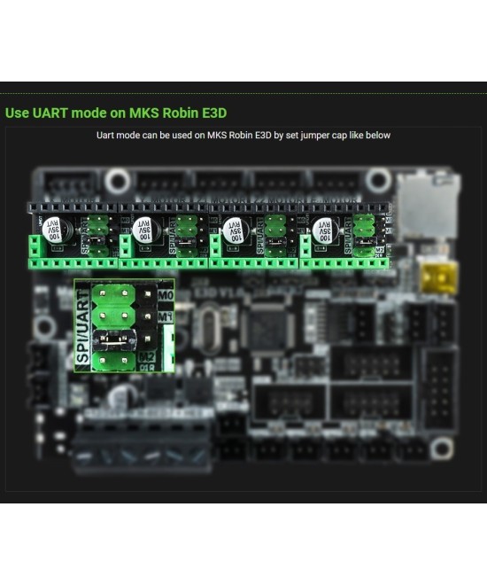 Tarjeta Madre Makerbase MKS Robin E3D V1.1 para impresora 3D