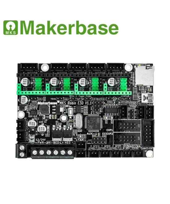 Tarjeta Madre Makerbase MKS Robin E3D V1.1 para impresora 3D