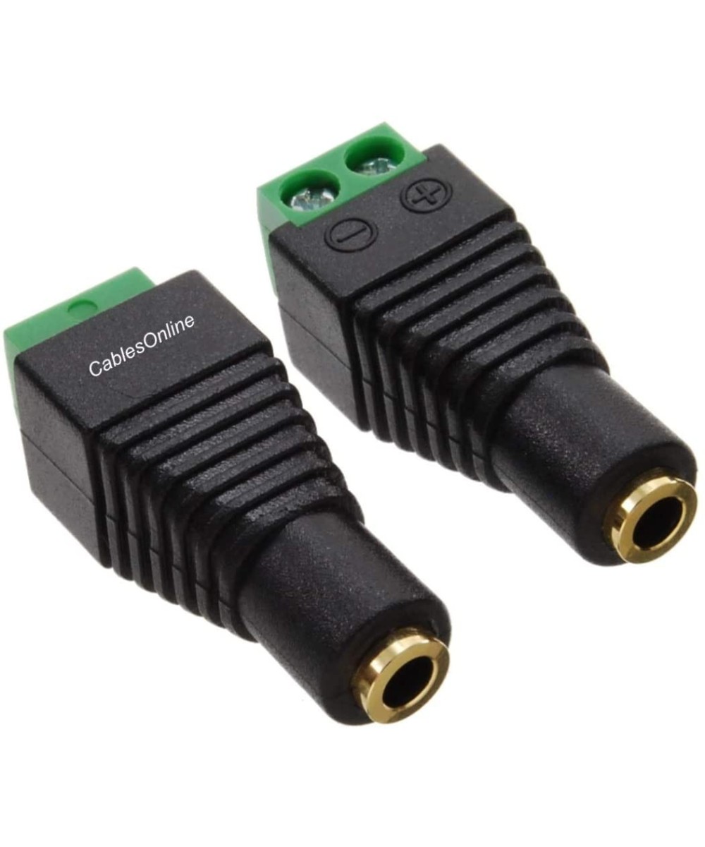 Conector de Audio 3.5mm a Terminal con 2 Tornillos