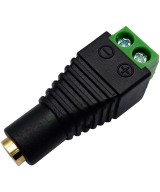 Conector de Audio 3.5mm a Terminal con 2 Tornillos