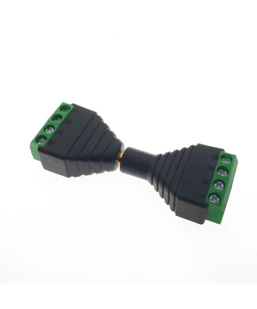 Conector de Audio 3.5mm a Terminal con 4 Tornillos