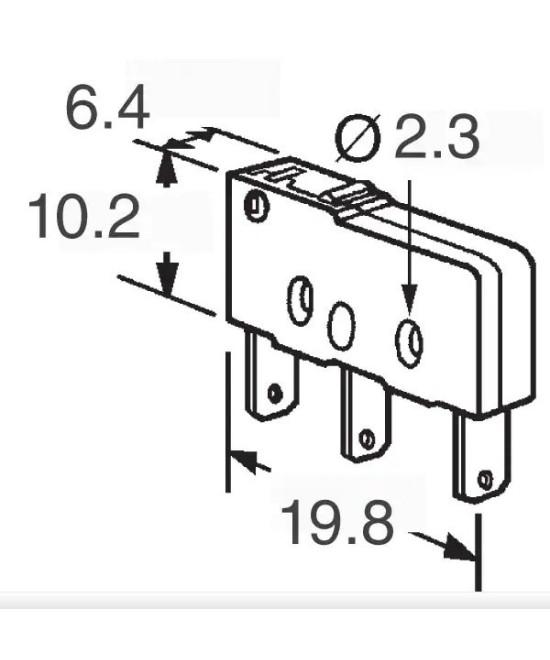 Micro interruptor de fin de carrera SS-5GL