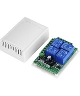 Rele Inalambrico 4 Canales 2 Controles 12V 433MHZ KR1204-4
