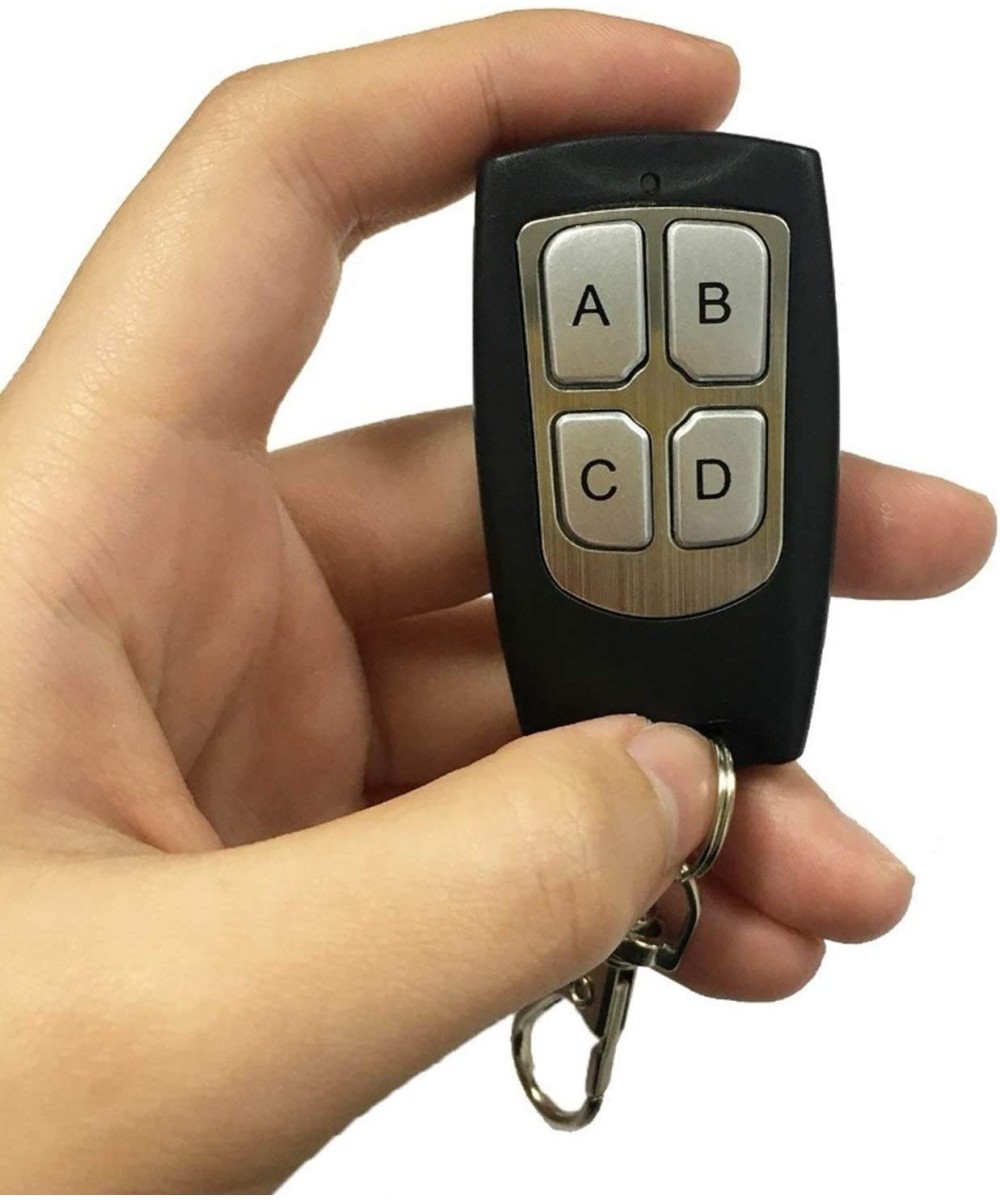 Rele Inalambrico 4 Canales 2 Controles 12V 433MHZ KR1204-4