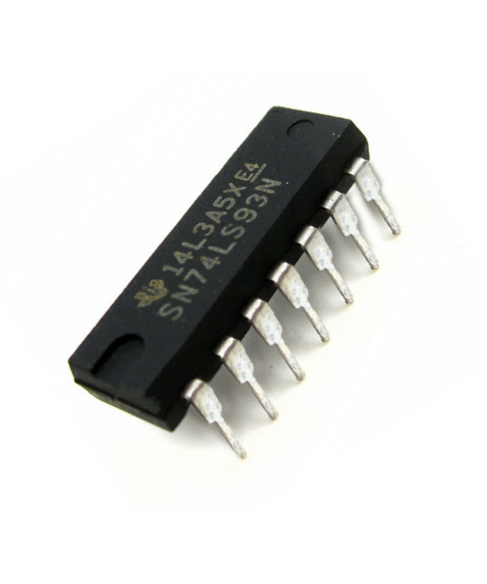 Circuito integrado contador binario DIP-14 SN74LS93N
