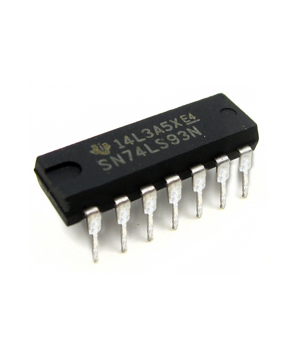 Circuito integrado contador binario DIP-14 SN74LS93N