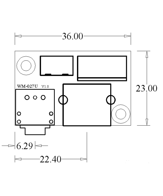 Modulo convertidor de audio 3.5mm a RCA